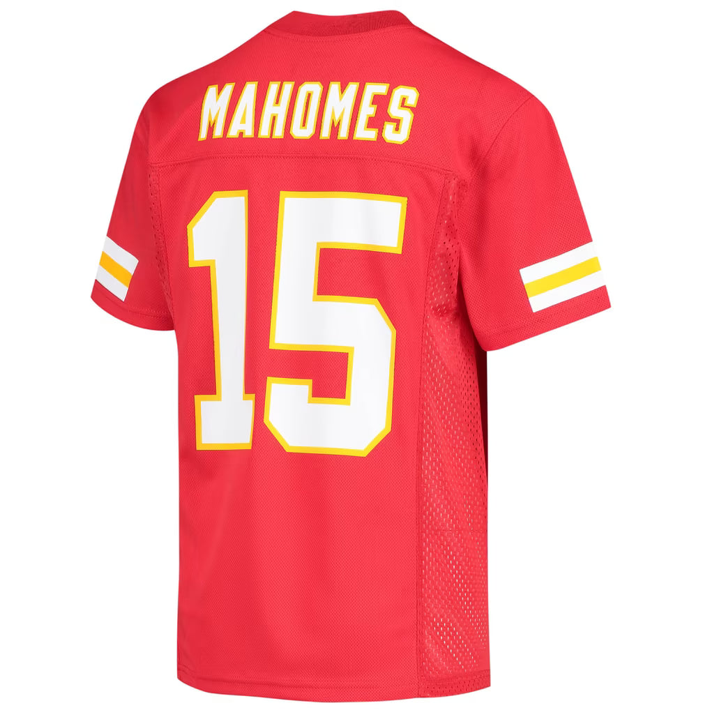 Youth Patrick Mahomes Red Kansas City Chiefs Replica Player Jersey