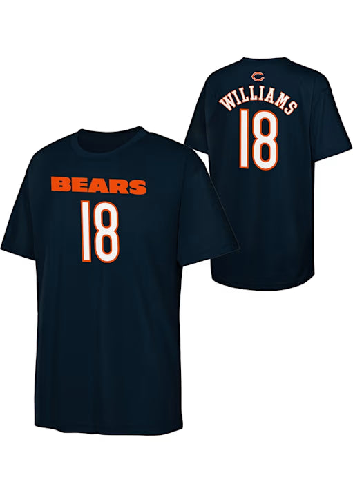 Chicago Bears Caleb WILLIAMS Youth Jersey T-Shirt
