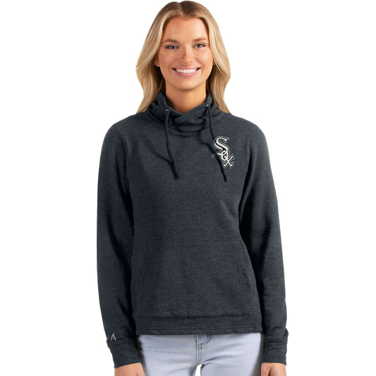 Chicago White Sox Antigua Women's Reward Pullover Sweatshirt - Heathered Gray