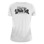 Chicago White Sox New Era Women's 2-Hit Front Twist Burnout T-Shirt - White