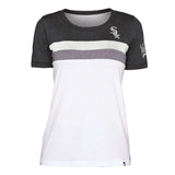 Chicago White Sox New Era Women's Crew-neck T Shirt - Grey/White