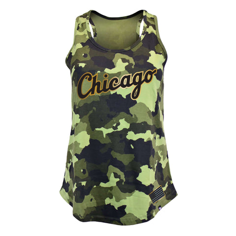 Chicago White Sox Women's Armed Forces Day Racer Back Tank Top