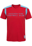 CHICAGO FIRE YOUTH NAVY BLUE WORDMARK SHORT SLEEVE T-SHIRT