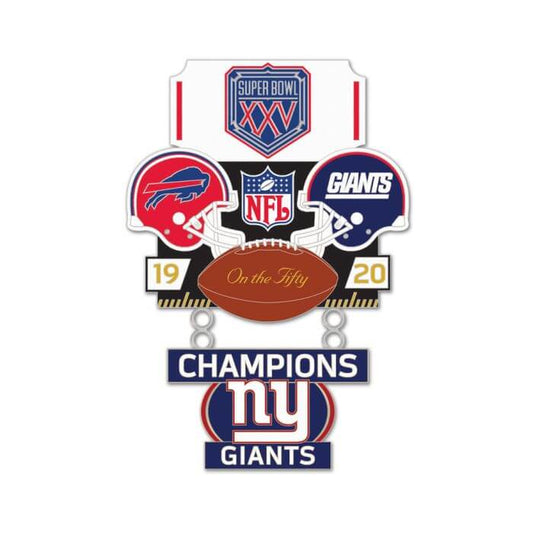 Past Super Bowl Champion New York Giants Collector Pin