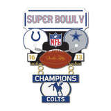 Past Super Bowl Champion Indianapolis Colts Collector Pin