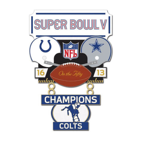 Past Super Bowl Champion Indianapolis Colts Collector Pin