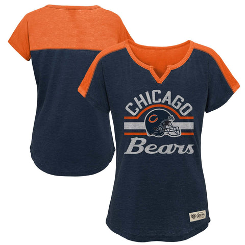 Youth Chicago Bears "Tribute" T-Shirt Short Sleeve Raglan Football Tee