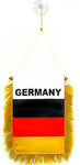 Germany German National Mini Flag Banner 4"x6" Country Pride Car / Truck Window