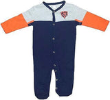 Chicago Bears Toddler Button Up Sleeper NFL Officially Licensed One Piece