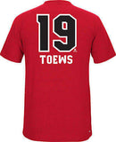 Youth Chicago Blackhawks #19 Jonathan Toews PlayDry Performance T-Shirt Reebok