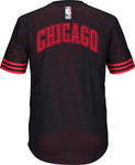 Youth Chicago Bulls 2015 On-Court Authentic S/S Shooting T-Shirt Adidas NBA Tee