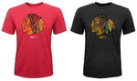 Youth Chicago Blackhawks Tri-Blend Distressed T-Shirt CCM Official Tee