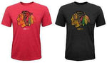 Youth Chicago Blackhawks Tri-Blend Distressed T-Shirt CCM Official Tee