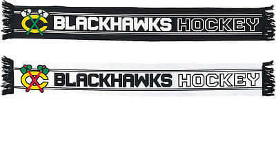 Chicago Blackhawks Retro Style Team Scarf Reebok NHL Officially Licensed