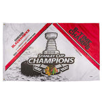 Chicago Blackhawks 2015 Stanley Cup Six Time Champions Flag 3' x 5' NHL Banner