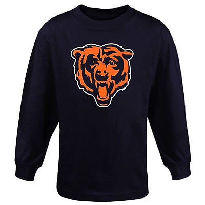 Youth Chicago Bears Hype Logo Long Sleeve T-Shirt NFL Officially Licensed Tee