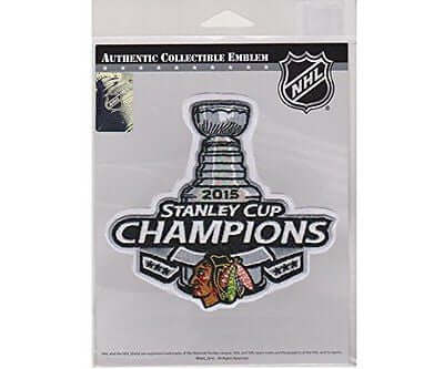 Chicago Blackhawks 2015 Stanley Cup Champions Patch Authentic Collectible Emblem