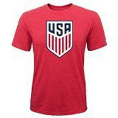 Soccer United States Soccer Youth Girl's 8-20 Team Logo Short Sleeve Tee