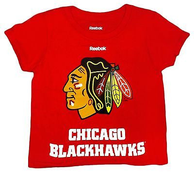 NHL Infant Chicago Blackhawks Team Color Replica Jersey - R52Hwbdd (Red, 12-24 Months)