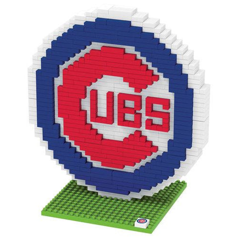 Chicago Cubs MLB Team Colors 3D BRXLZ Puzzle