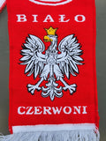 Polska Poland National Country Pride "Biało Czerwoni" Scarf - White & Red