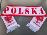 Polska Poland National Country Pride "Biało Czerwoni" Scarf - White & Red