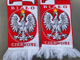 Polska Poland National Team Country Pride Scarf - Red & White.Made in Poland.