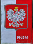 Polska Poland National Country Pride "Polska" - White & Red .MADE IN POLAND.