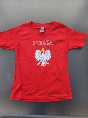 Poland Toddler Printed Polska Eagle T-Shirt - Red