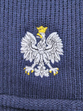 Poland Skull Cap Polska Polish Beanie Navy Blue Eagle Hat - One Size