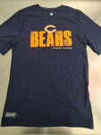 Chicago Bears Men's New Era Brand Combine Trainging T-Shirt - Navy