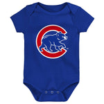 CHICAGO CUBS NEWBORN / INFANT CHANGE UP 3-PACK CREEPER SET