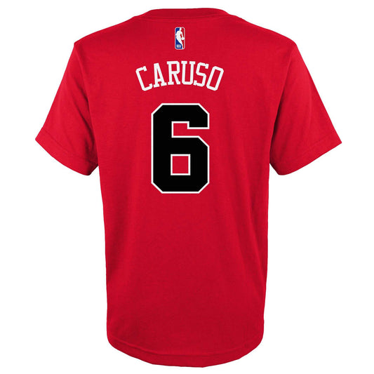 Chicago Bulls Alex Caruso ''6'' Youth T-shirt - Red