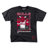 Chicago Bulls Youth Six Times T-Shirt Black