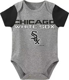 MLB Newborn / Infant Chicago White Sox 3-Piece Bib & Bootie Set
