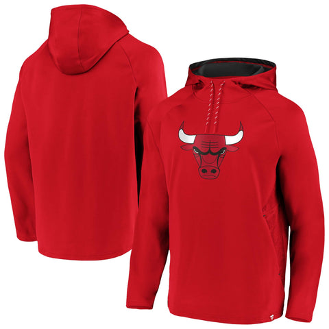 Chicago Bulls Women's Big Logo V-Neck Sweater - Red/Black