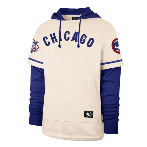 Chicago Cubs Cooperstown Trifecta Shortstop Hoodie Pullover by '47®