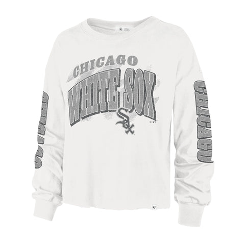 CHICAGO WHITE SOX BRUSH BACK '47 PARKWAY LONG SLEEVE TEE WOMENS