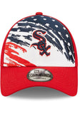 NEW ERA CHICAGO WHITE SOX 2022 4TH OF JULY 9FORTY ADJUSTABLE HAT - RED