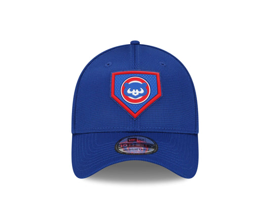Chicago Cubs  New Era 2022 Clubhouse 9FORTY Adjustable Hat -Blue