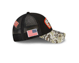 Chicago Bears New Era 9FORTY 2021 Salute to Service "C" Adjustable Hat