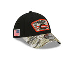 Chicago Bears New Era 39THIRTY 2021 Salute to Service Stretch-fit Hat