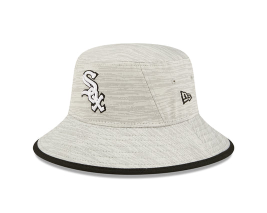 Chicago White Sox New Era   Distinct Bucket Hat - Gray