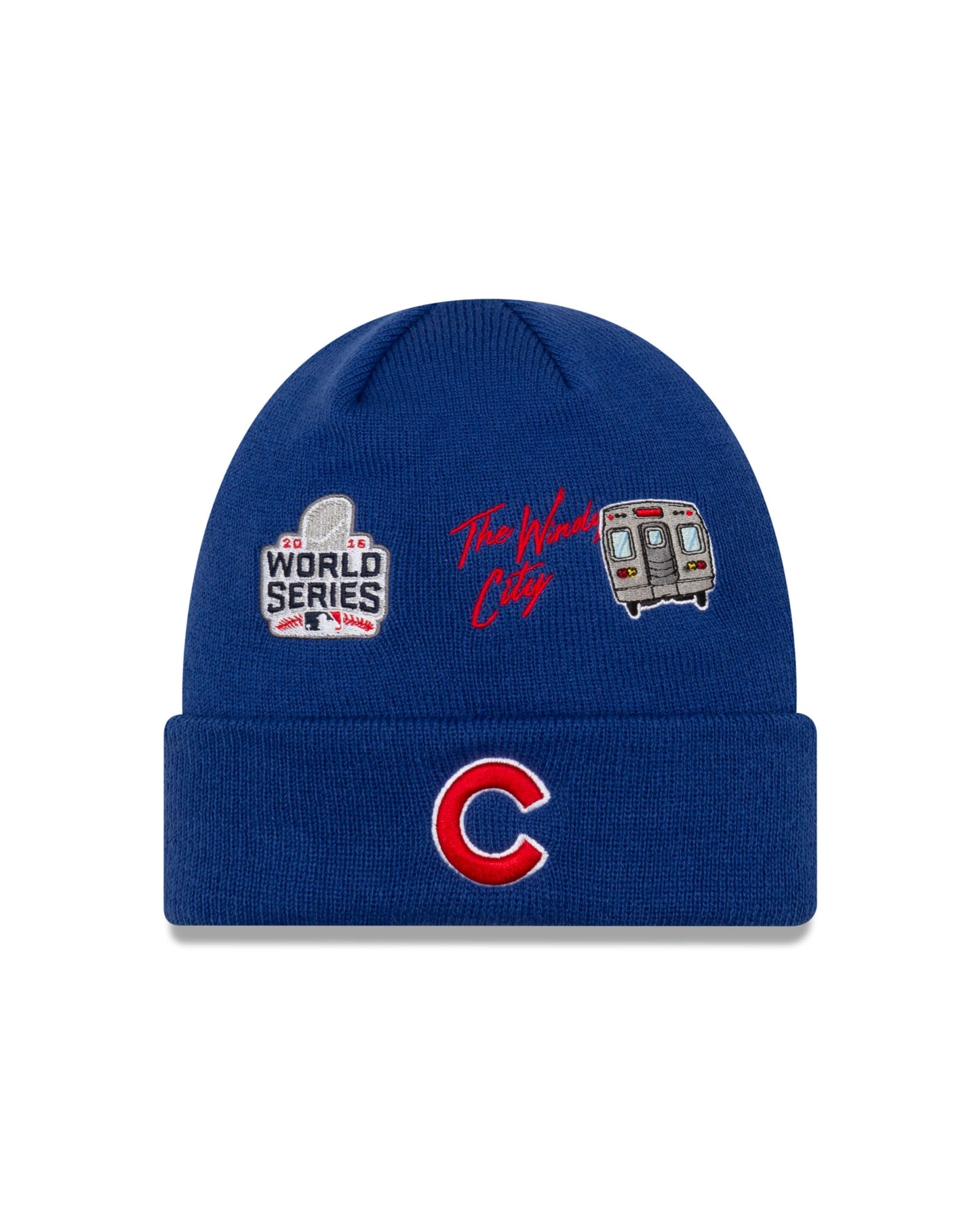 Chicago Cubs 2016 World Series Windy City Themed Winter Hat