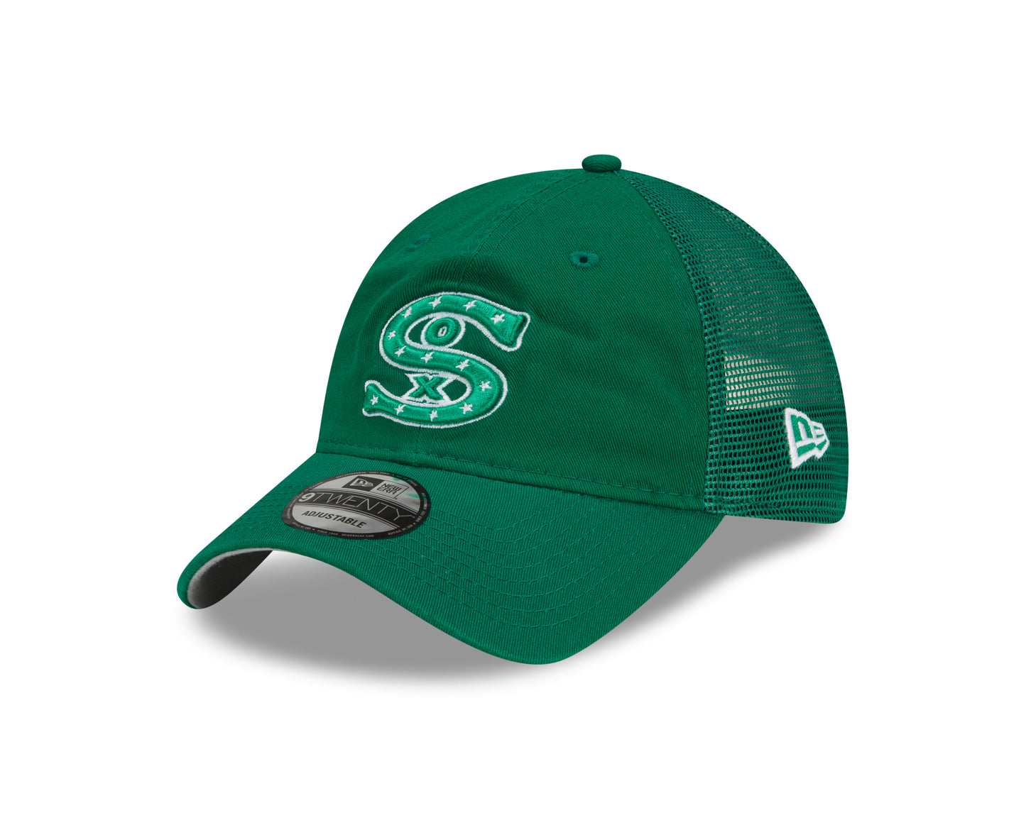 Chicago Sox New Era 2022 Batting Practice 9TWENTY Adjustable Hat - St. Patrick's Day Green