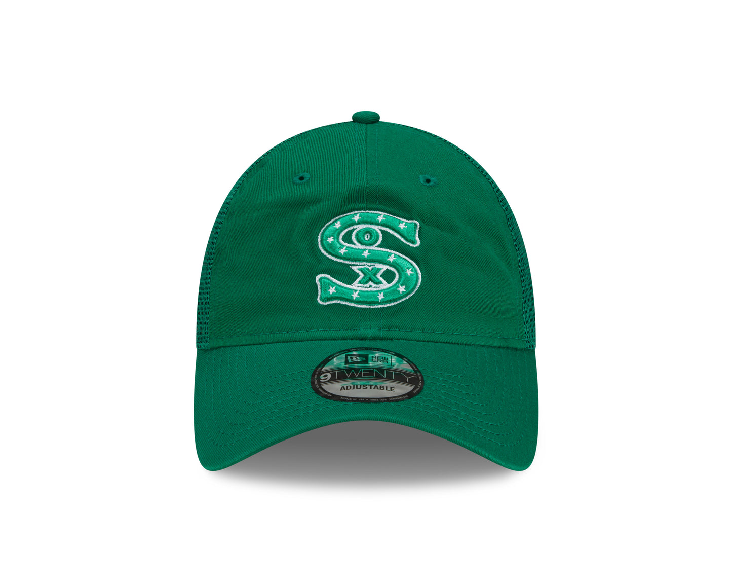 Chicago Sox New Era 2022 Batting Practice 9TWENTY Adjustable Hat - St. Patrick's Day Green