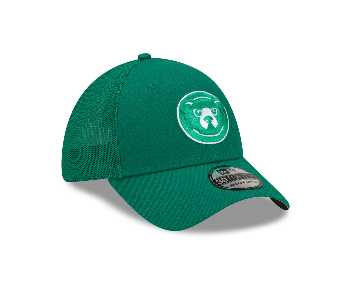 Chicago Cubs New Era 2022 Batting Practice 39THIRTY Flex Hat - St. Patrick's Day Green