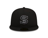 Chicago White Sox New Era 2022 Batting Practice 59FIFTY Fitted Hat - Black