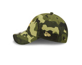 Chicago Cubs New Era 2022 Armed Forces Day 9FORTY Adjustable Cap - Camo