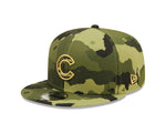Chicago Cubs New Era 2022 Armed Forces Day 9FIFTY Snapback - Camo